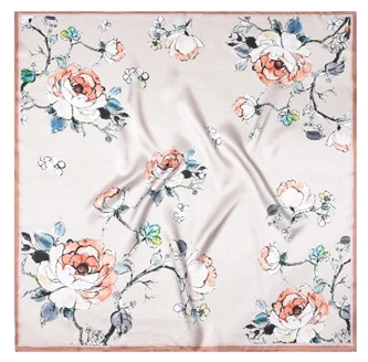 Print 100% Silk Scarf factory